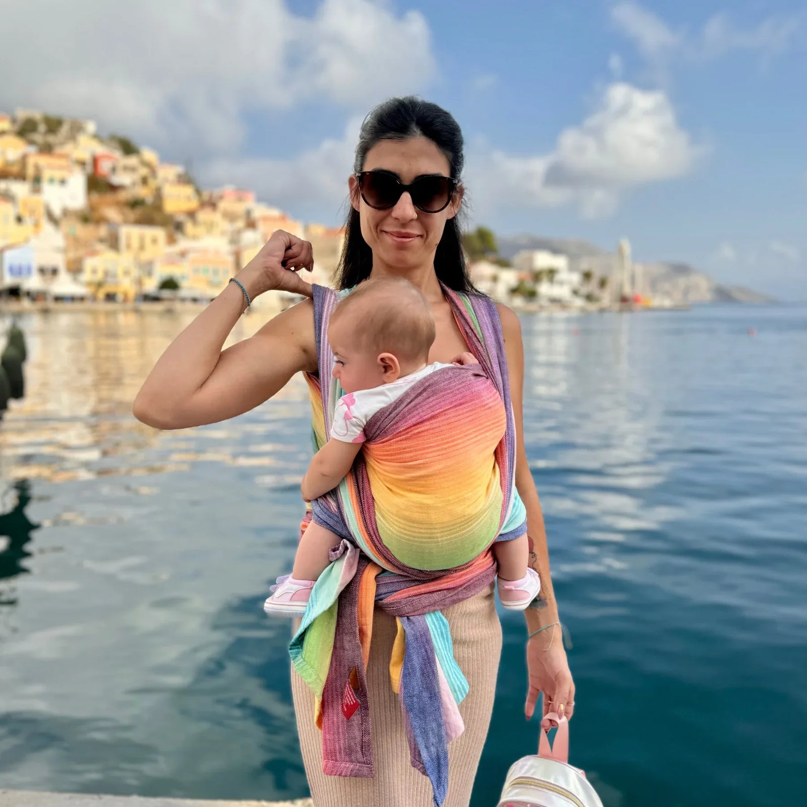 Tragetuch Rainbow Dreamer - recycled cotton - Girasol GbR