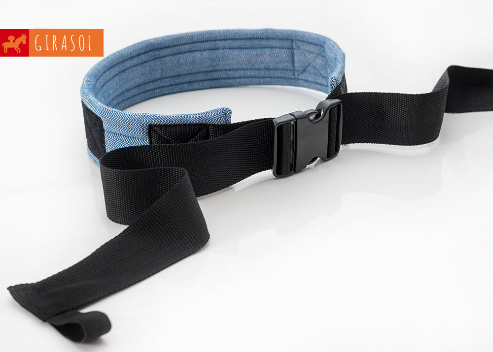 MySol Schnallenhüftgurt Blue Tweed - recycled cotton
