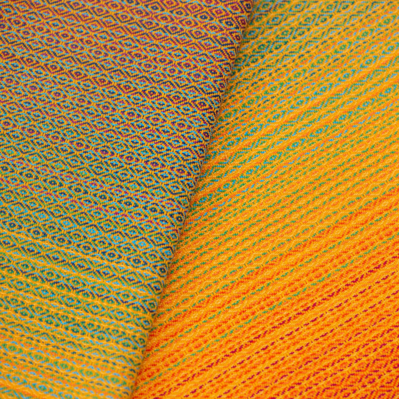 Girasol Tragetuch Free Elf fusion d'oro Tragebild mit Kleinkind und Vater